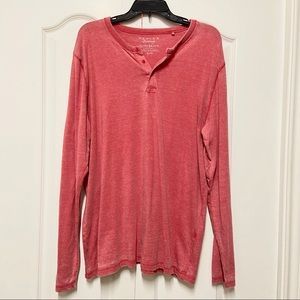 LUCKY BRAND Venice Burnout Men’s Long sleeve tee